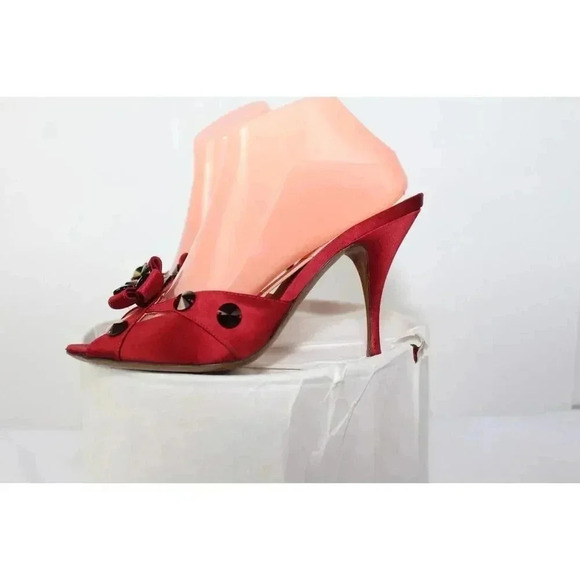 MOSHINO ladies red heels size 39 - Picture 5 of 12